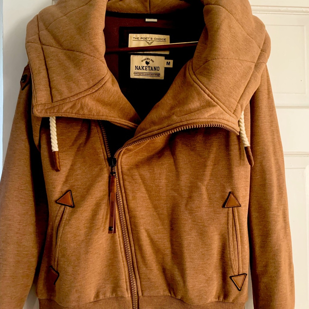 Naketano Asymmetric Zip Hoodie Sweatshirt